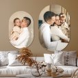 Twee muurovalen met eigen foto thumbnail